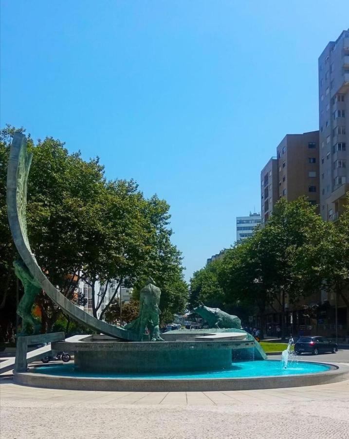 Near Beach Apartment Povoa de Varzim Bagian luar foto